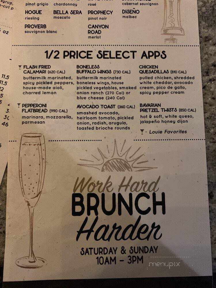 Bar Louie - Miami, FL menu_pic