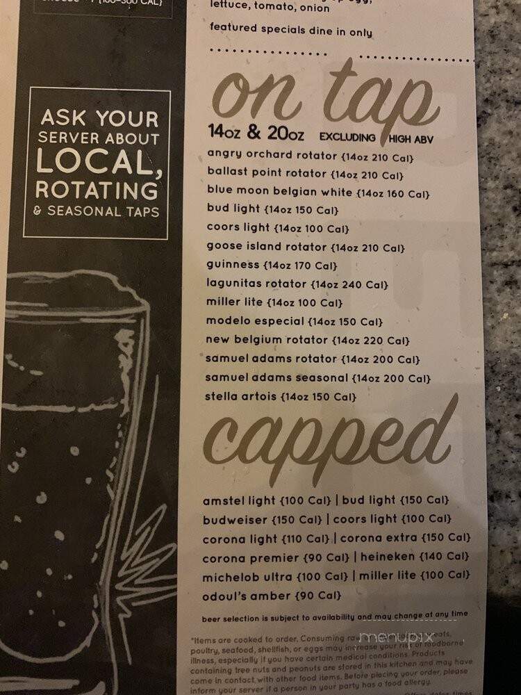 Bar Louie - Miami, FL menu_pic