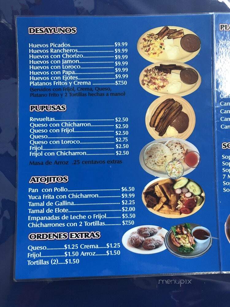 Paseo El Dorado - Los Angeles, CA menu_pic