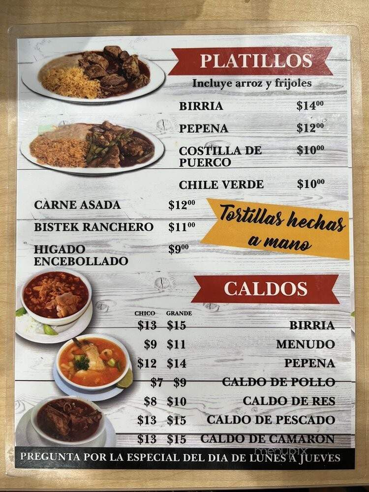 Birrieria El Taco Solito - Fresno, CA menu_pic