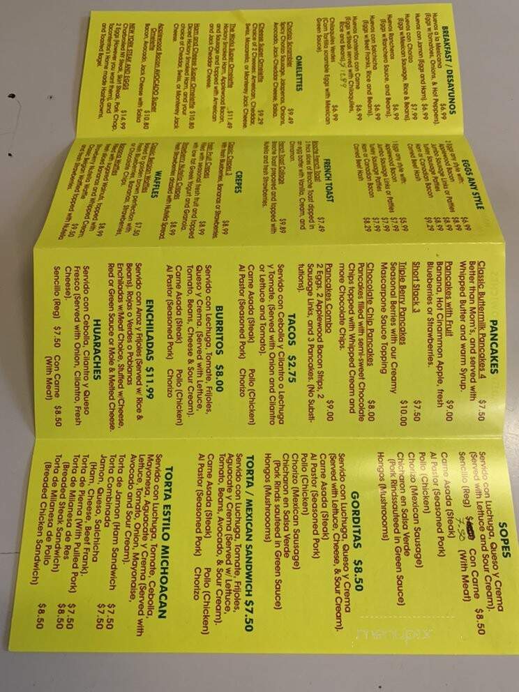 El Tacontento Taqueria Y Neveria - Chicago, IL menu_pic