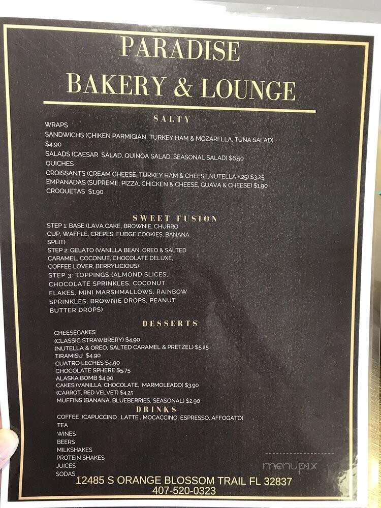 Paradise Bakery & Lounge - Orlando, FL