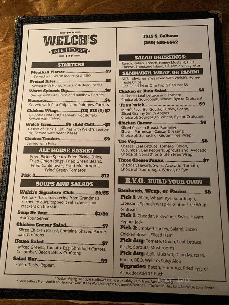 Welch's Ale House - Fort Wayne, IN
