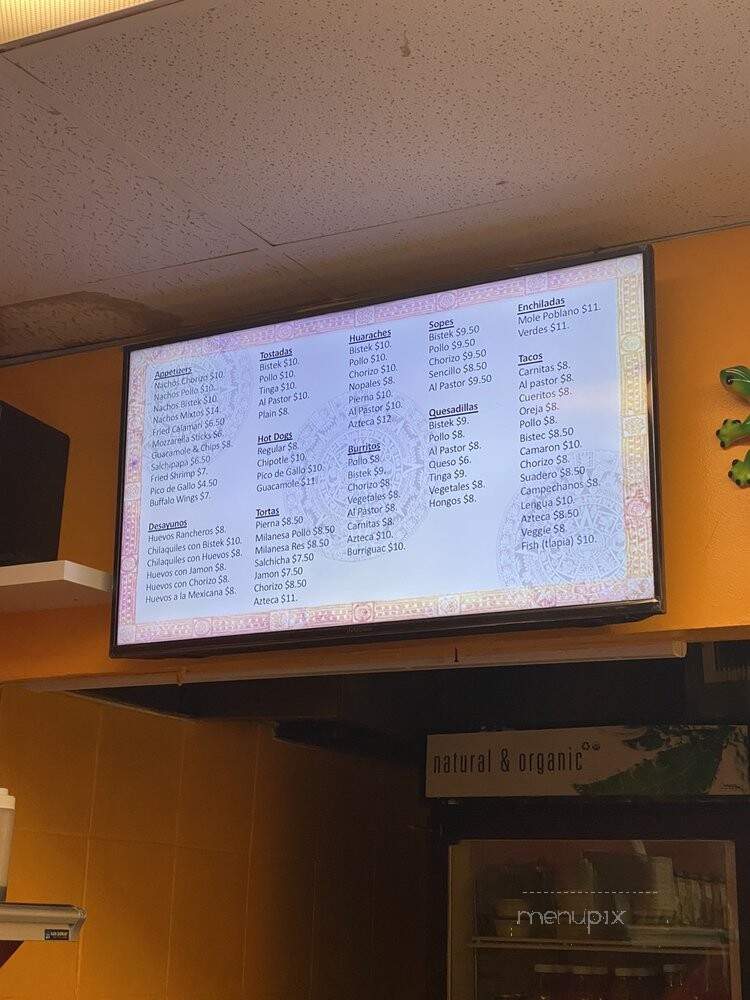 Ricon Azteca - West Caldwell, NJ menu_pic