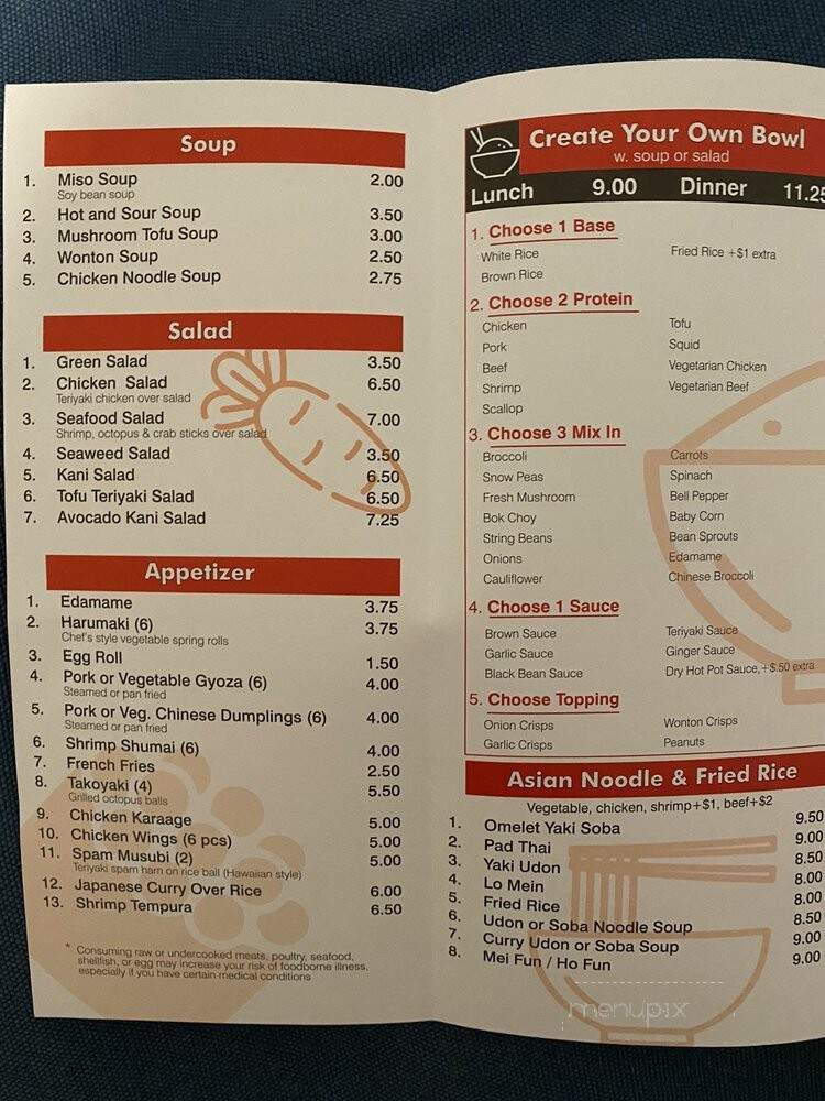 Tenzen - Queens, NY menu_pic