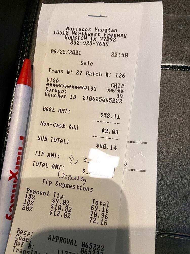 Yucatan Seafood Restaurant - Houston, TX