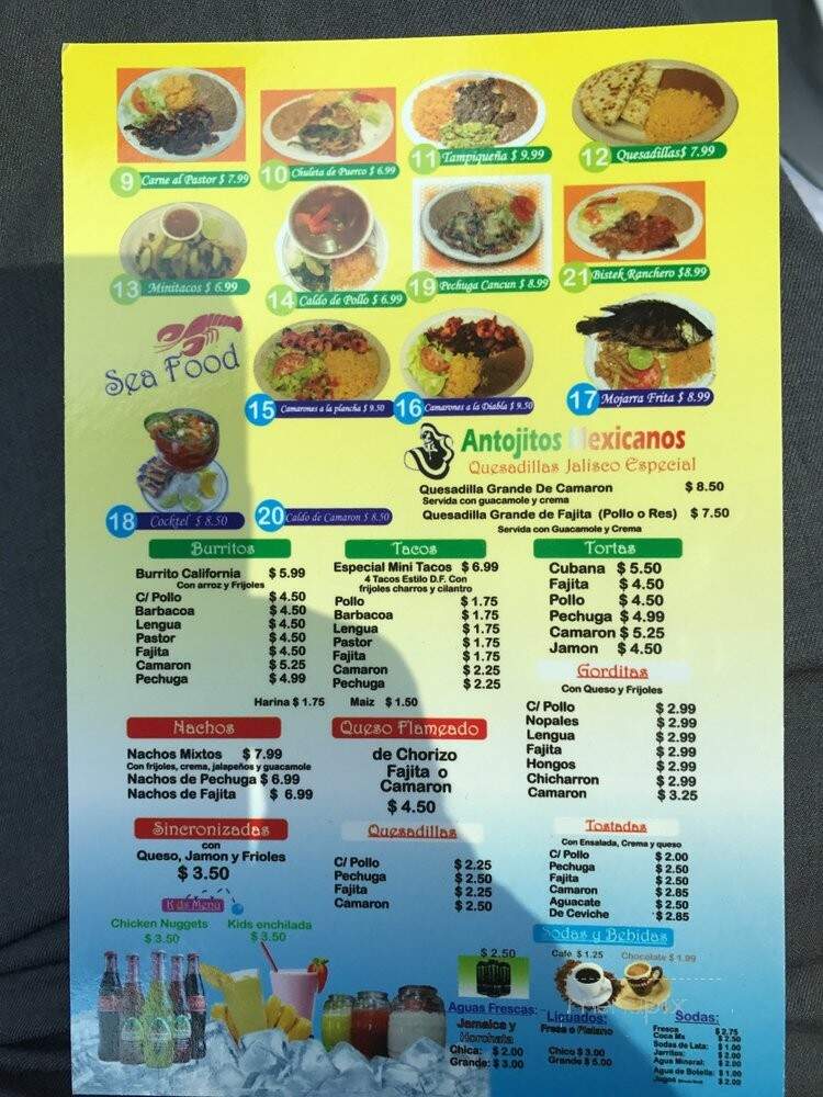 Taqueria Rincon De Jalisco - Houston, TX menu_pic