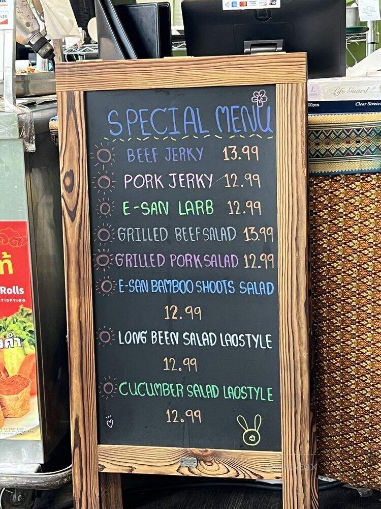 Northern Thai Food - Los Angeles, CA menu_pic