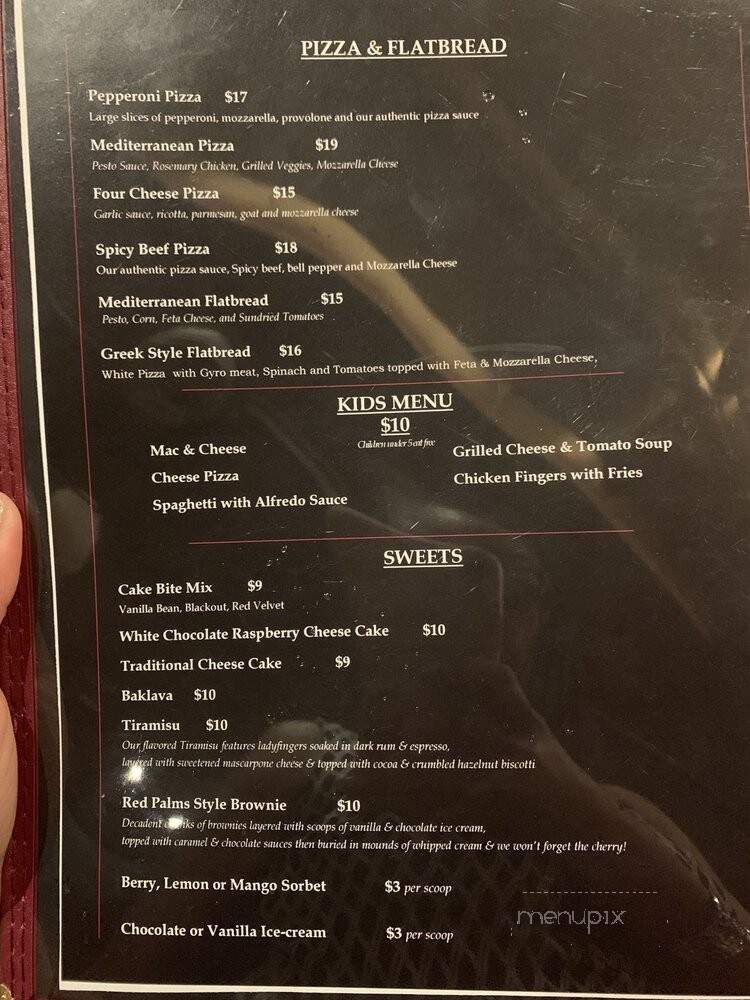 Red Palms - Las Vegas, NV menu_pic
