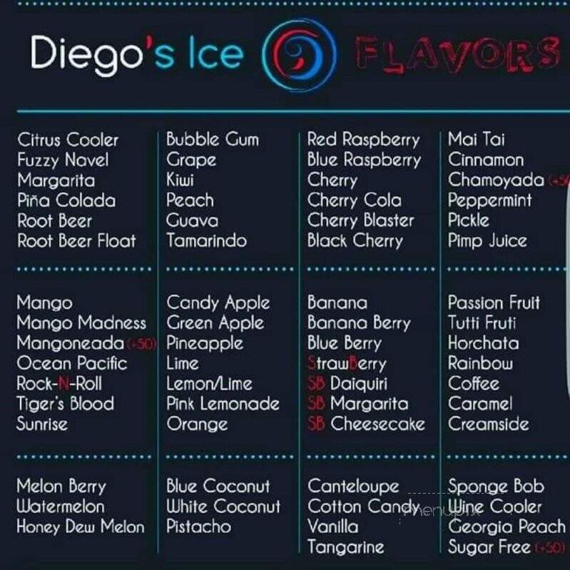 Diego's Ice - El Paso, TX