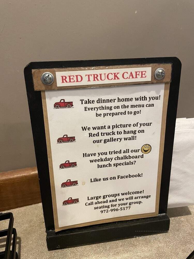 Red Truck Cafe - Plano, TX menu_pic