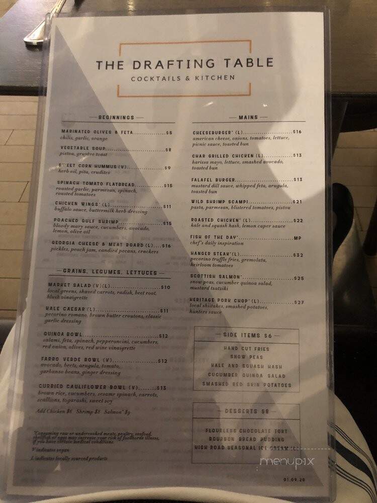 The Drafting Table Cocktails & Kitchen - Atlanta, GA
