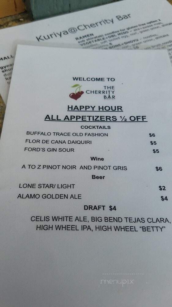 Kuriya - San Antonio, TX menu_pic