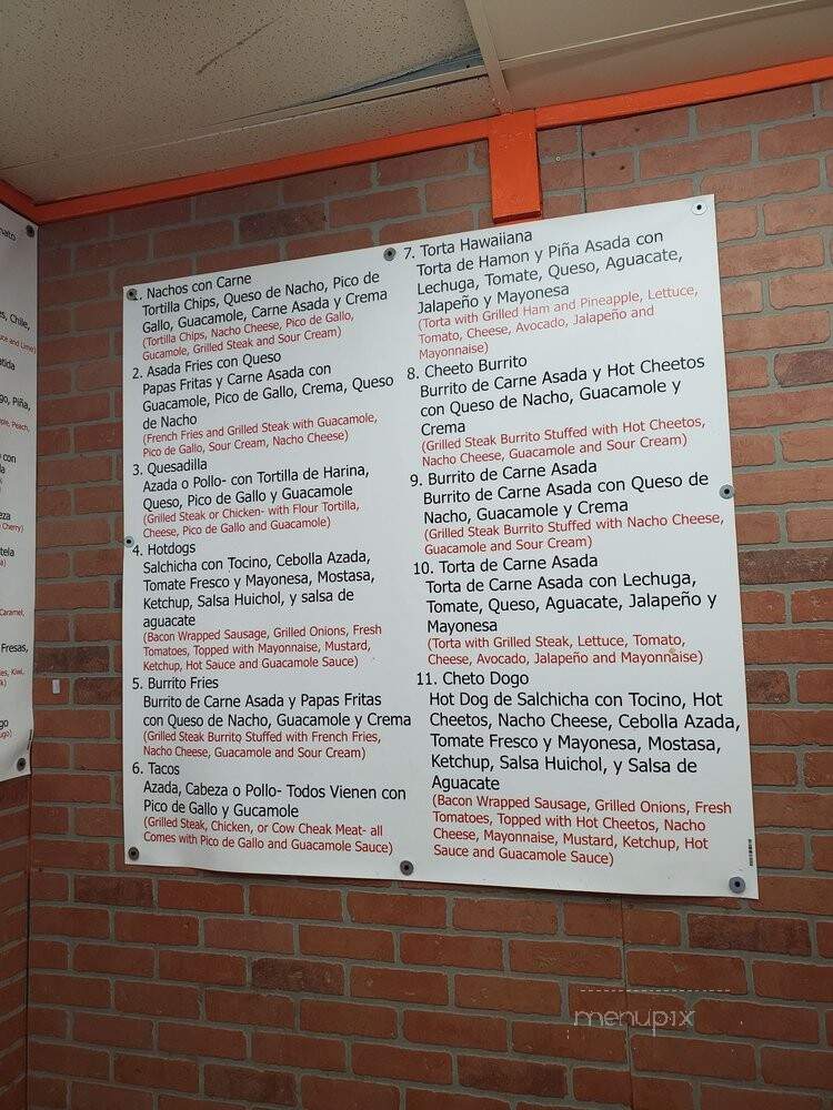 Chile Y Limon - Indianapolis, IN menu_pic