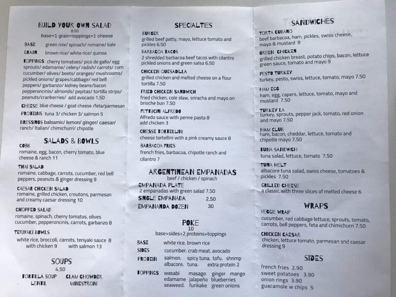 K2 Food & Coffee - Los Angeles, CA menu_pic