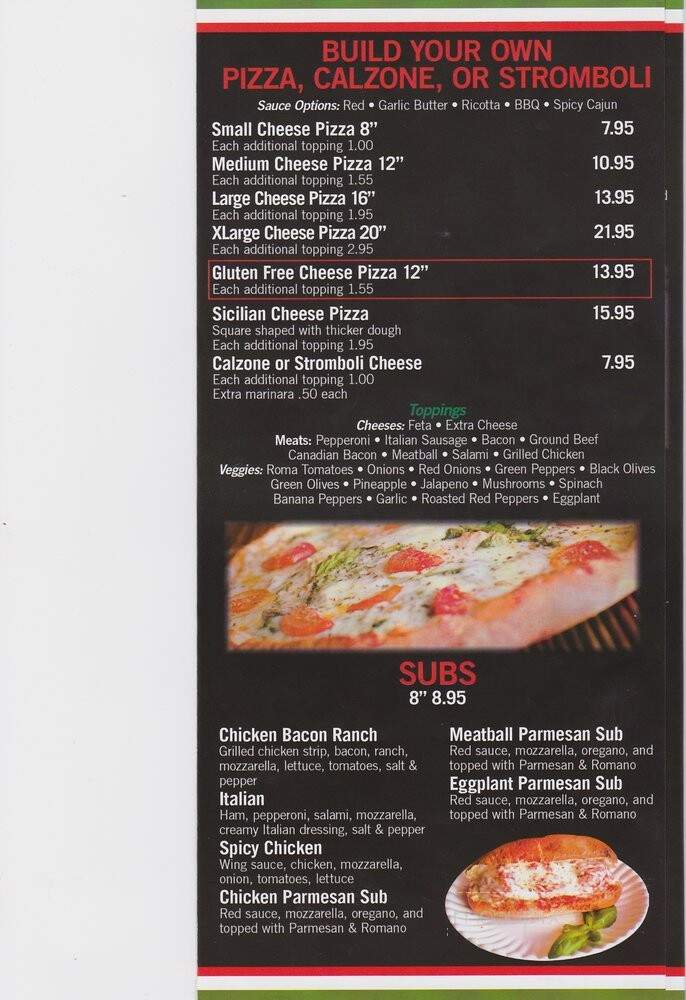 Lepoma's Pizzeria - Columbus, GA menu_pic