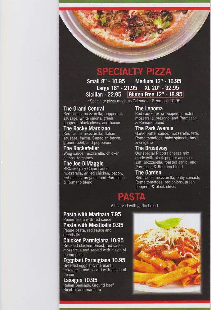 Lepoma's Pizzeria - Columbus, GA menu_pic