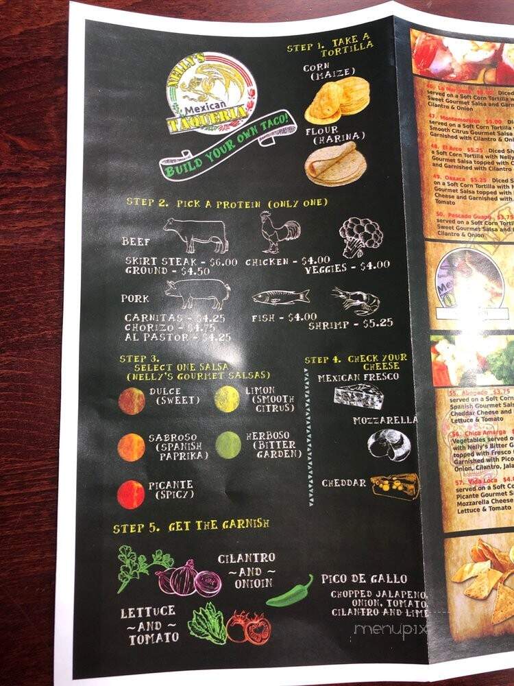 Nelly's Taqueria - Farmingdale, NY menu_pic