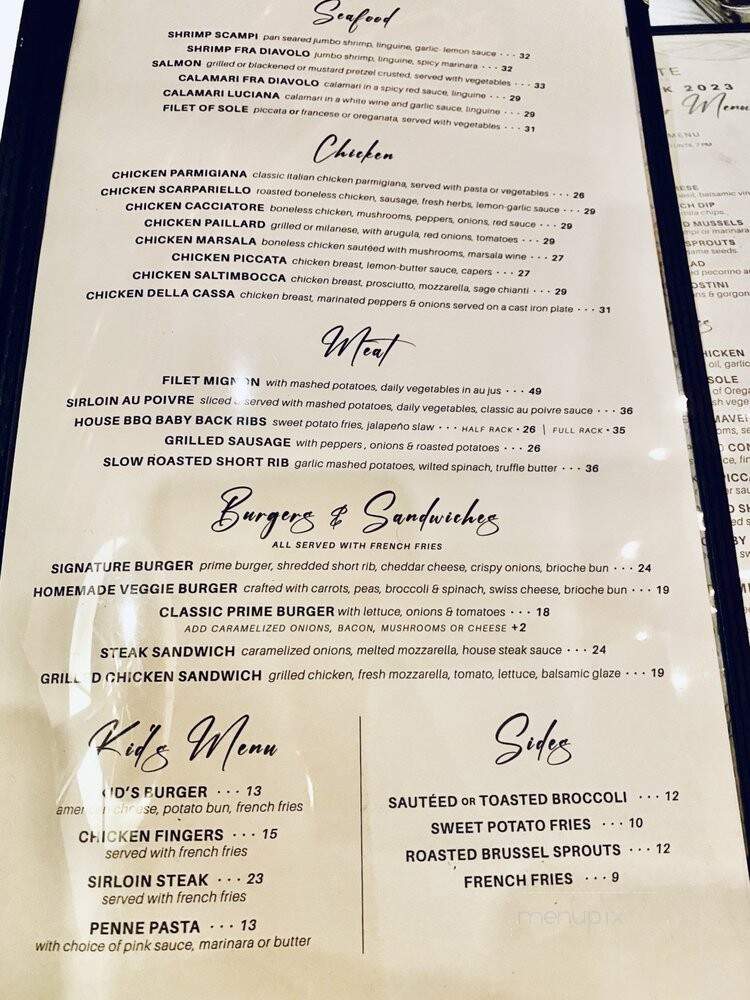 George White Restaurant - Syosset, NY menu_pic