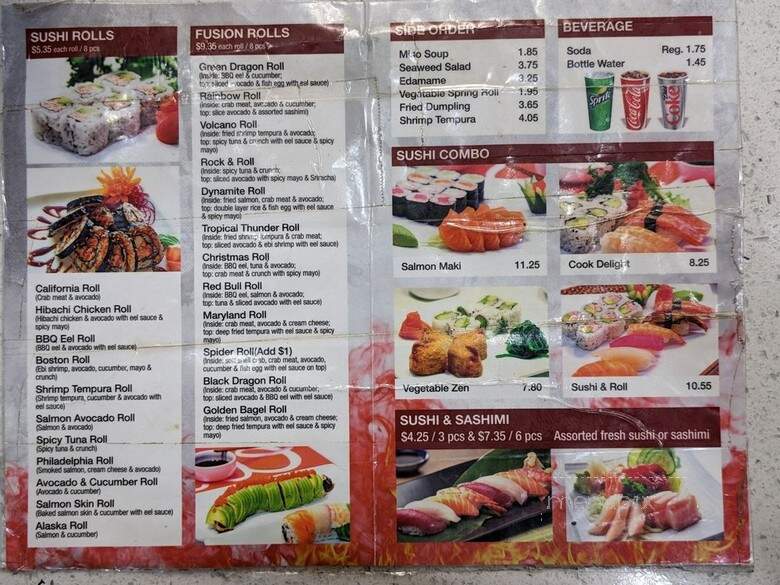 Teriyaki Kaizen - Hyattsville, MD menu_pic