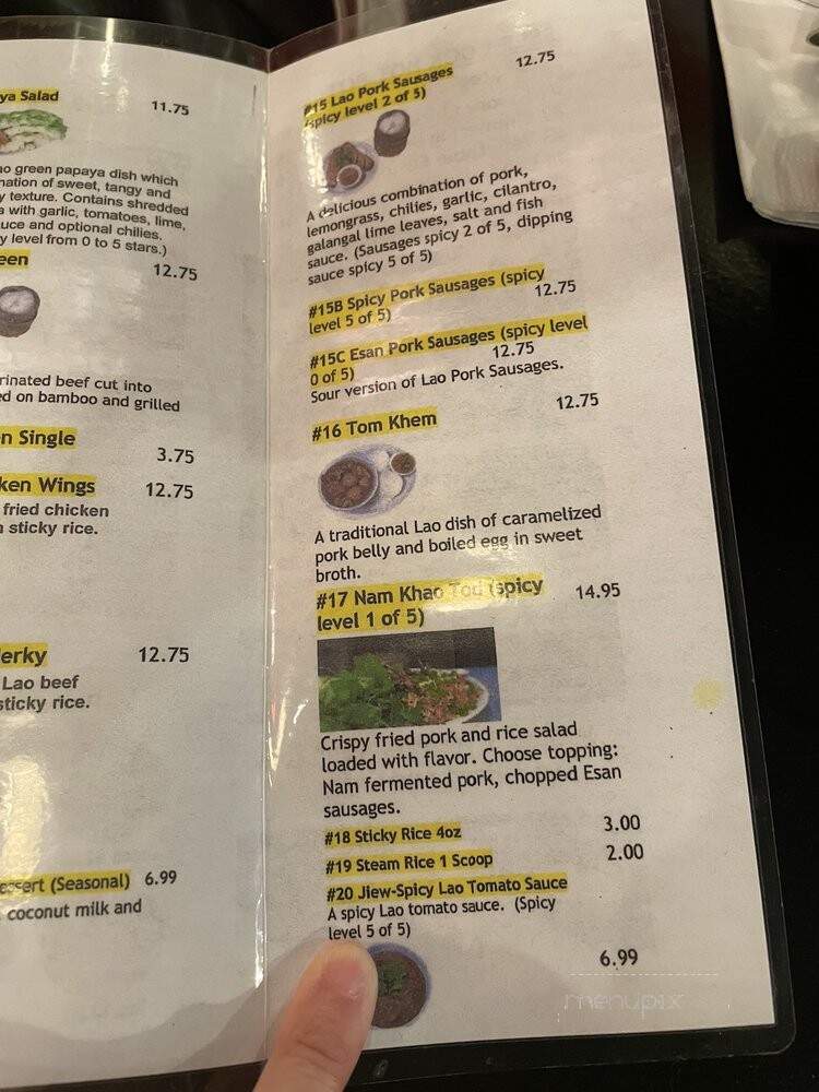 Blazing Bowl - Bellevue, WA menu_pic