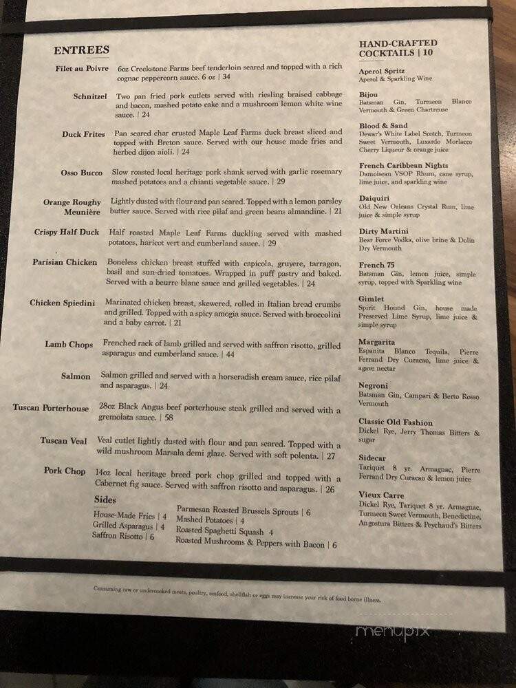 Vora Restaurant European - Wichita, KS menu_pic