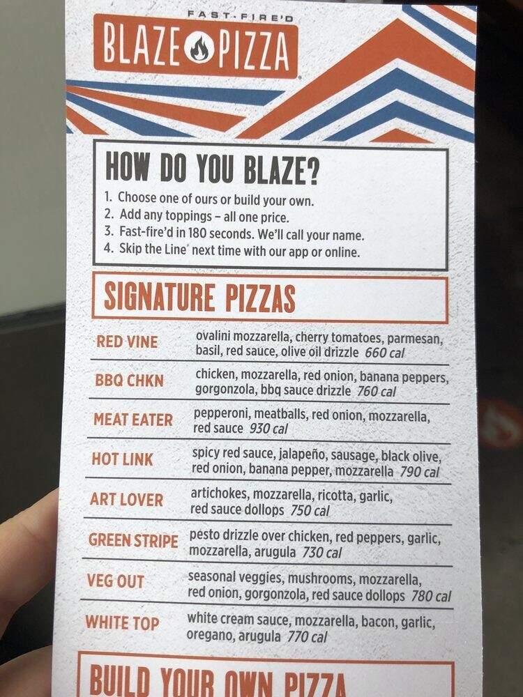Blaze Fast-Fire'd Pizza - Tuscaloosa, AL