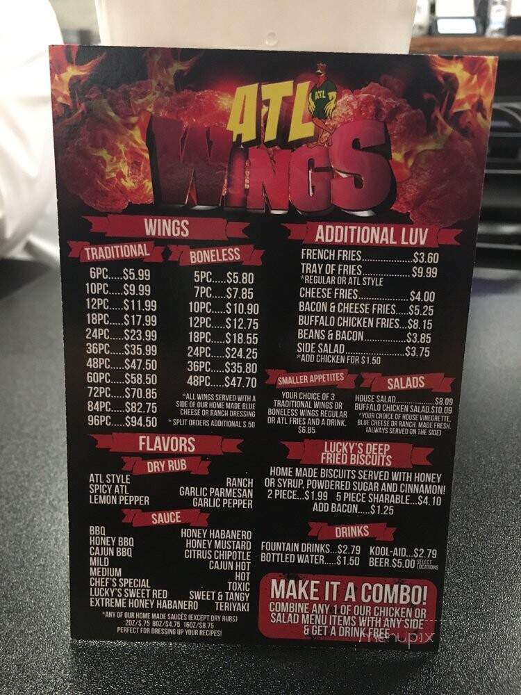 ATL Wings - Tucson, AZ menu_pic
