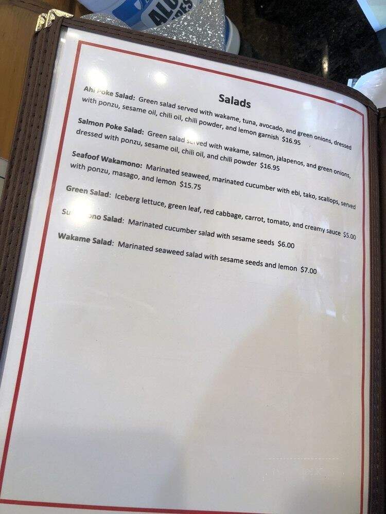 Soho Sushi Express - Rancho Cordova, CA menu_pic