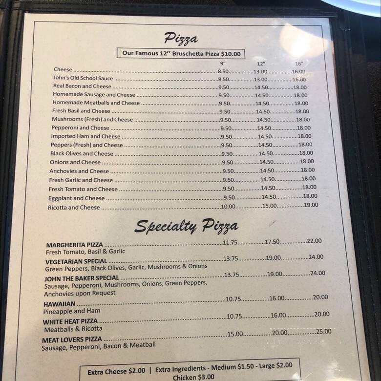 John The Baker - Coral Springs, FL menu_pic