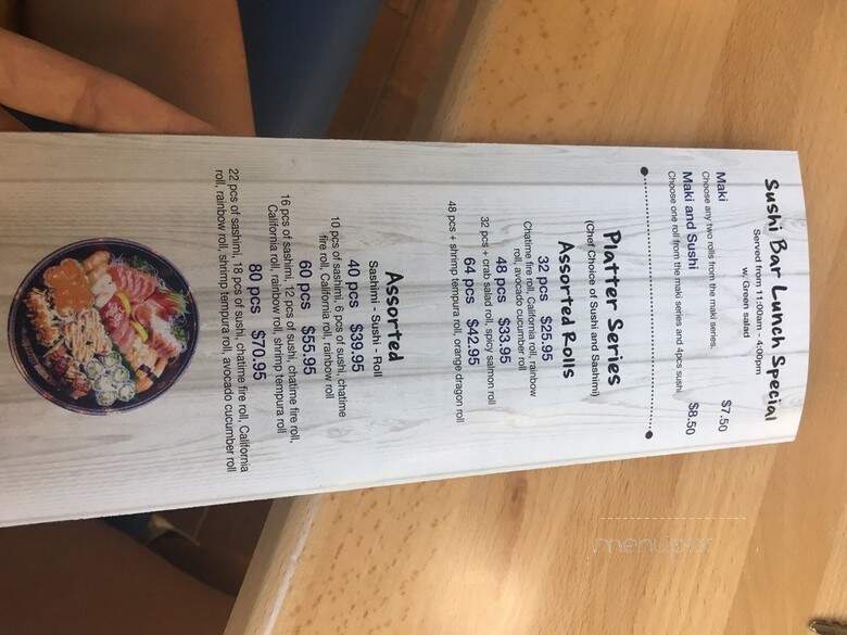 Chatime - Charleston, SC menu_pic