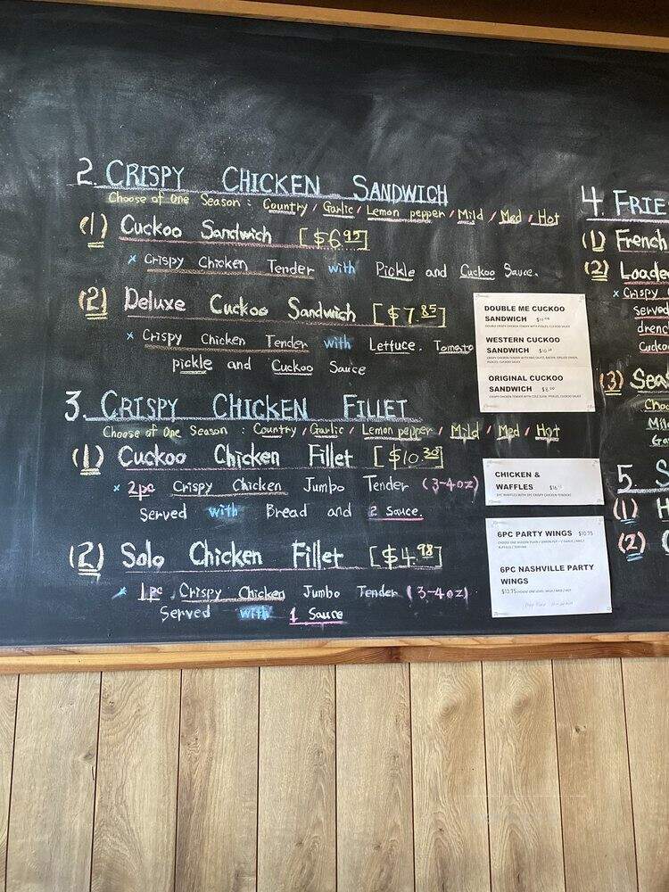 Cuckoo Rooster - Agoura Hills, CA menu_pic