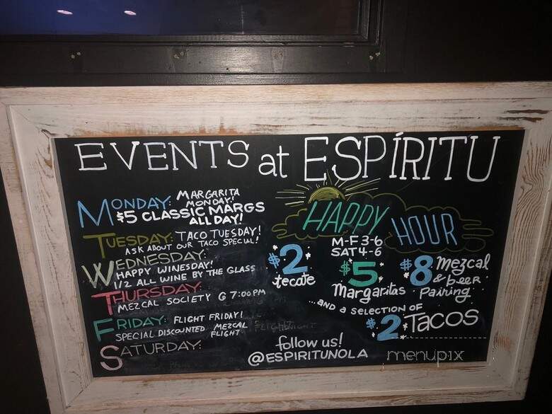 Espiritu Mezcaleria - New Orleans, LA