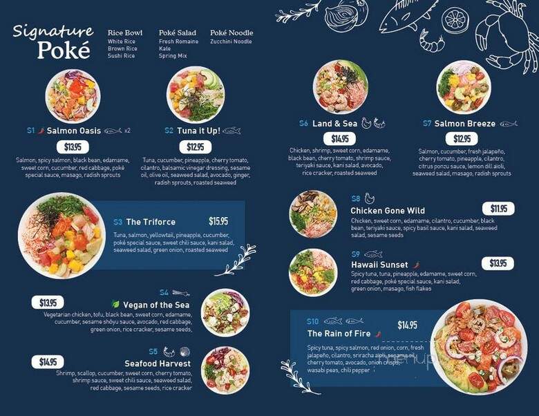 Pokebowl Station - Gainesville, FL menu_pic