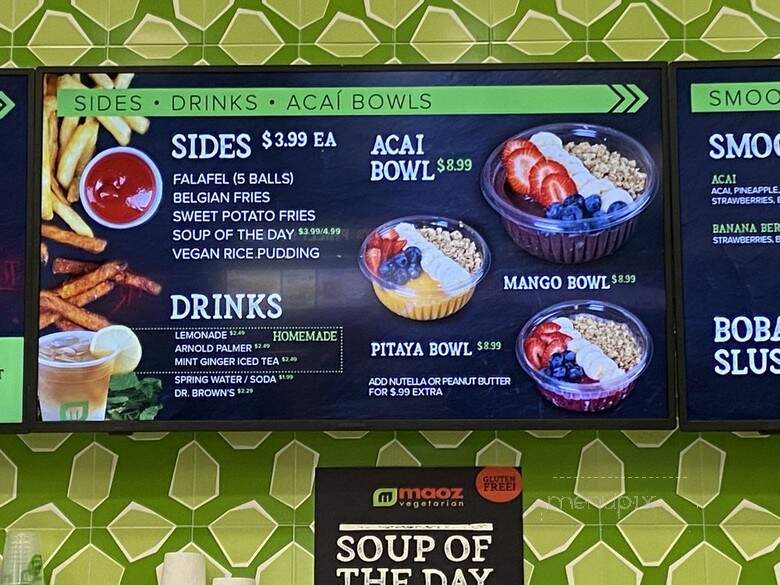 Maoz Vegetarian - Sunrise, FL menu_pic