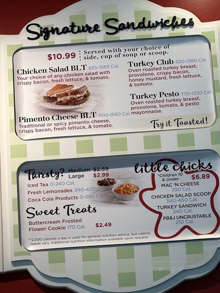 Chicken Salad Chick - Lake Mary, FL menu_pic