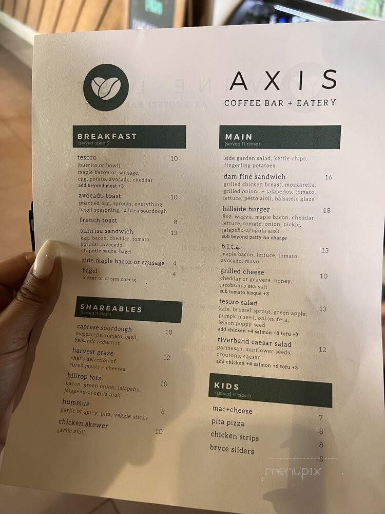 Axis Coffee Bar & Eatery - Madera, CA