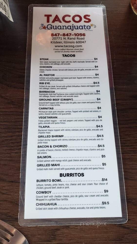 Tacos Guanajuato - Kildeer, IL