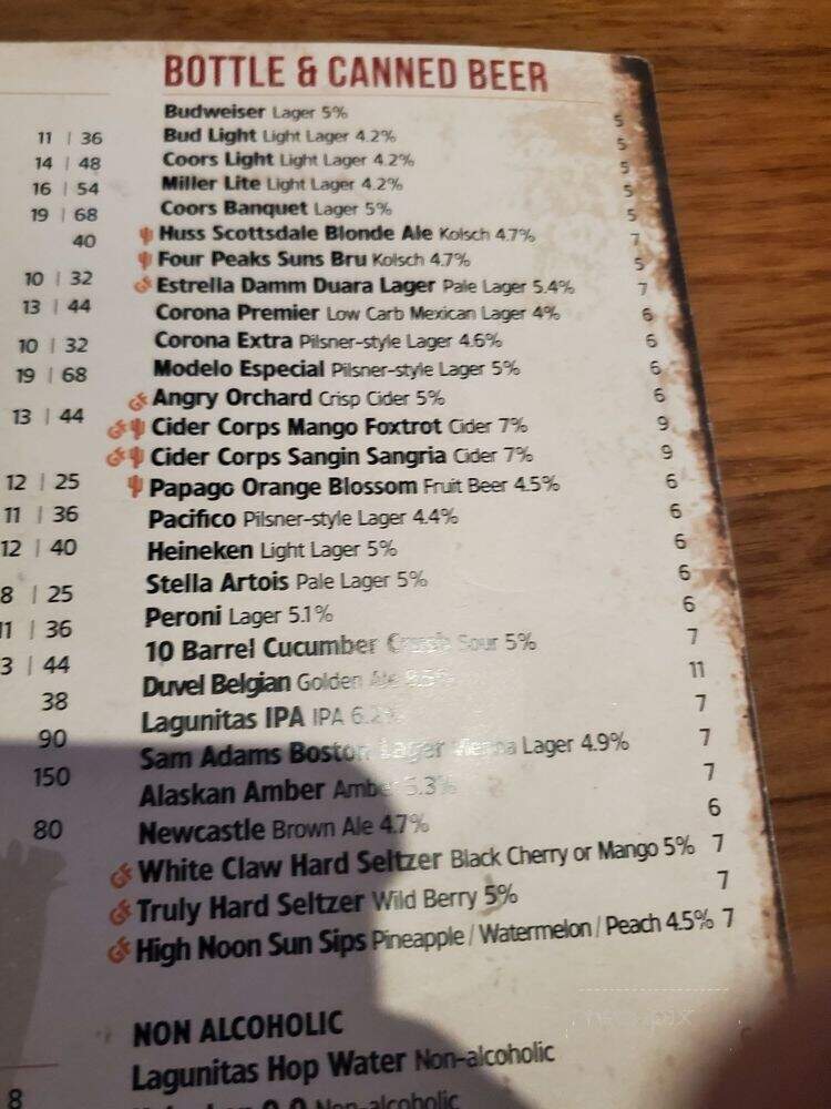 Famous 48 - Scottsdale, AZ menu_pic