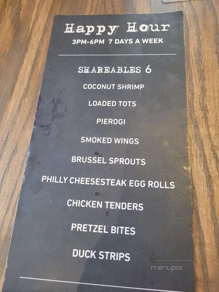 Sidecar Slider Bar - Farmington, MI menu_pic