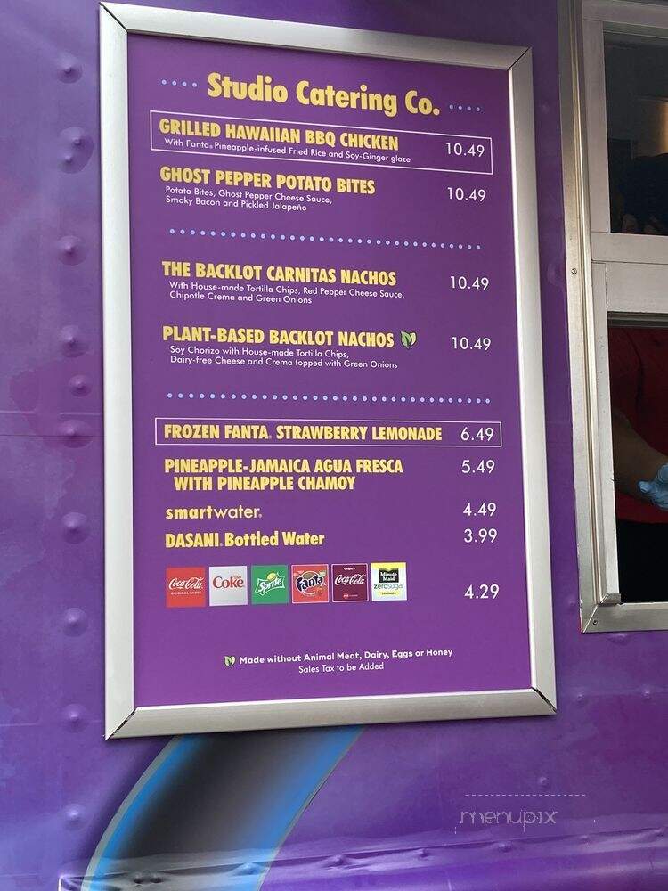Studio Catering - Anaheim, CA menu_pic