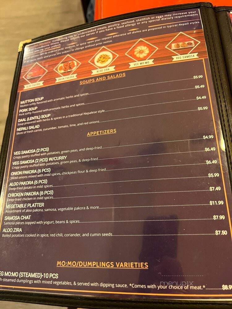 Everest Kitchen - Pittsburgh, PA menu_pic