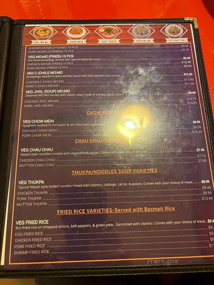 Everest Kitchen - Pittsburgh, PA menu_pic