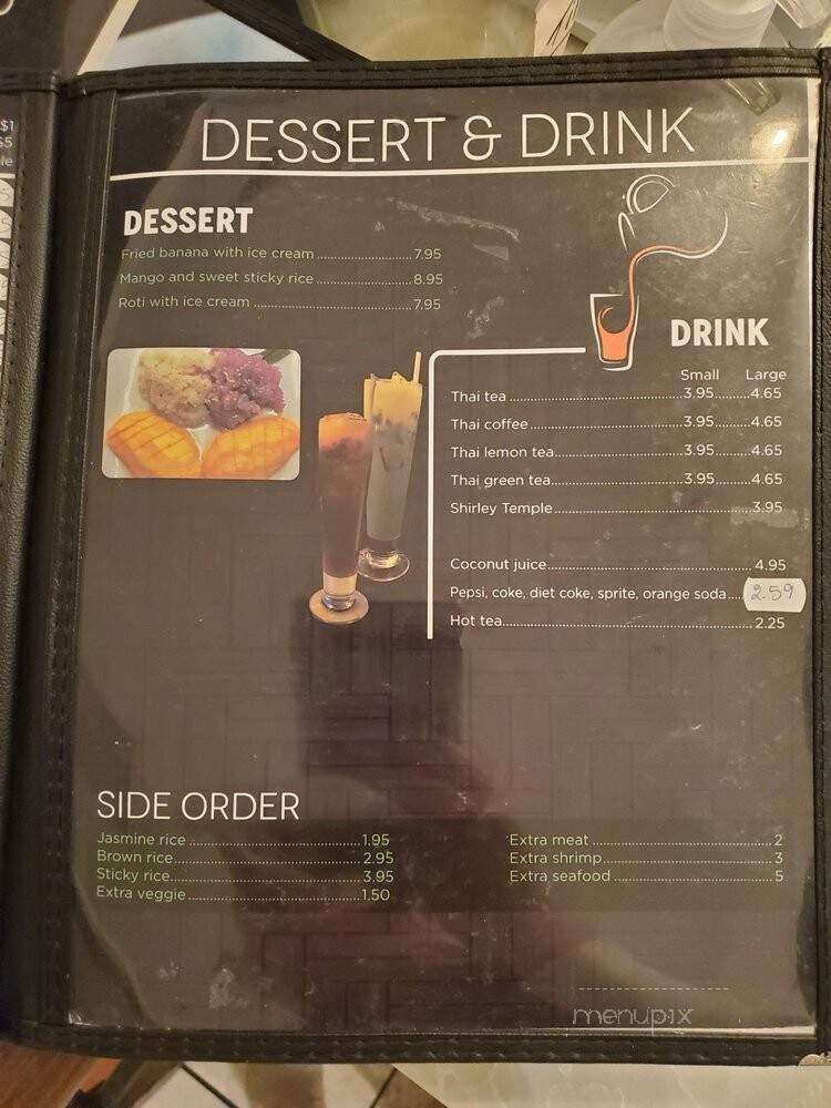 Thai Mango - Sacramento, CA menu_pic
