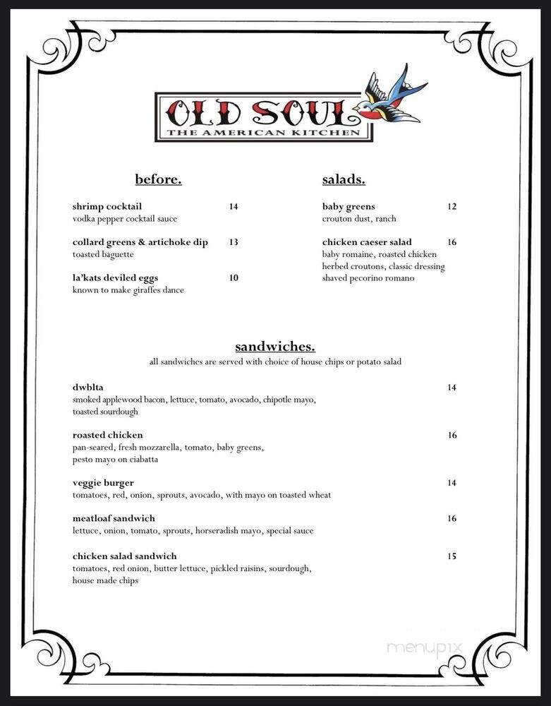 Old Soul - Las Vegas, NV menu_pic