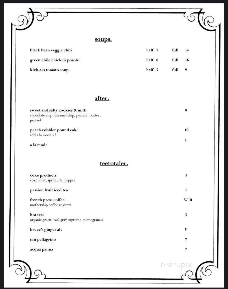 Old Soul - Las Vegas, NV menu_pic