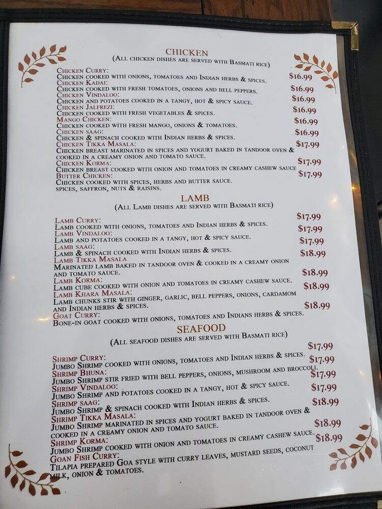 Himalayan Spice - Baltimore, MD menu_pic