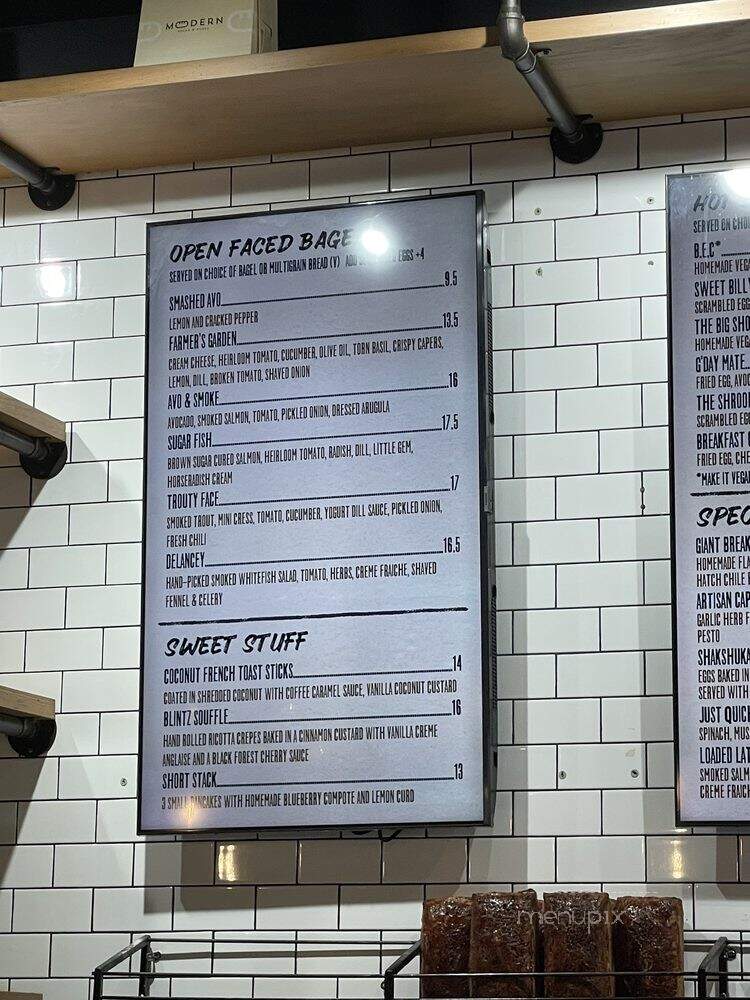 Modern Bread and Bagel - New York, NY menu_pic
