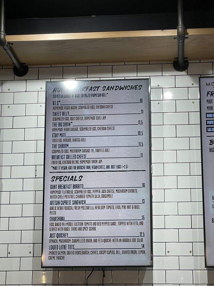 Modern Bread and Bagel - New York, NY menu_pic
