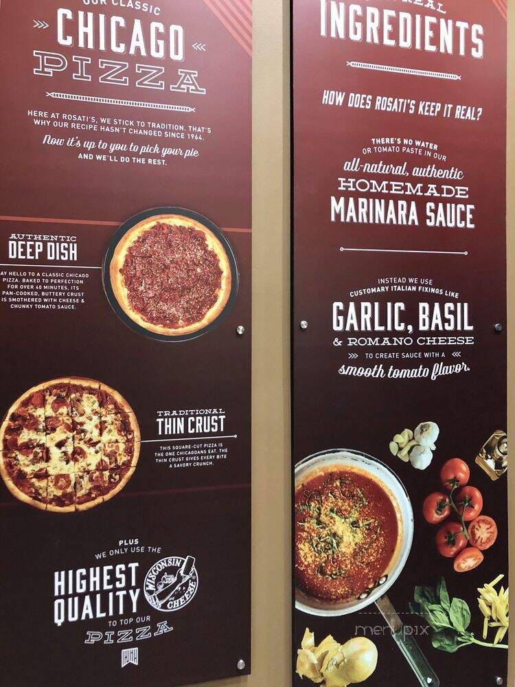 Rosati's Pizza - Carmel, IN menu_pic